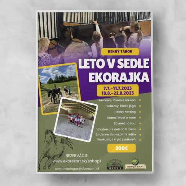 Detský denný tábor - LETO V SEDLE EKORAJKA