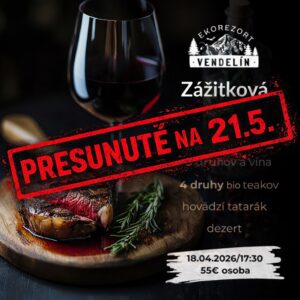 Zážitková degustrácia